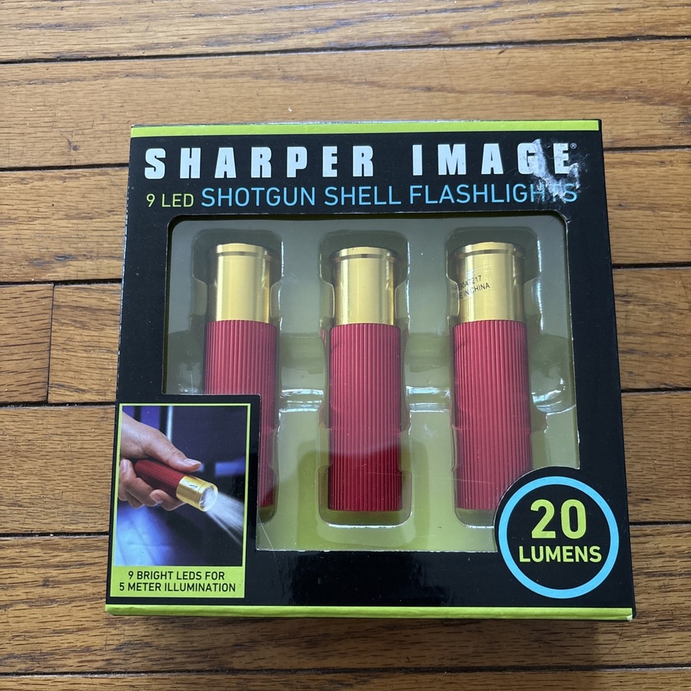 Sharper‎ Image SHotGun Shell Flashlights set of 3